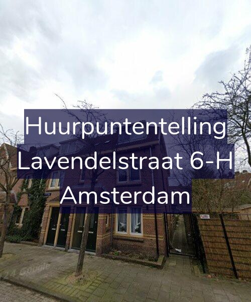 Foto gevel Huurpuntentelling voor Lavendelstraat 6-H, Amsterdam