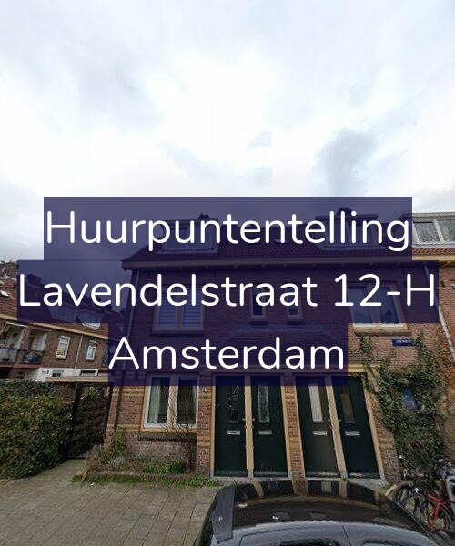 Foto gevel Huurpuntentelling voor Lavendelstraat 12-H, Amsterdam