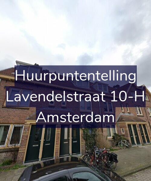 Foto gevel Huurpuntentelling voor Lavendelstraat 10-H, Amsterdam