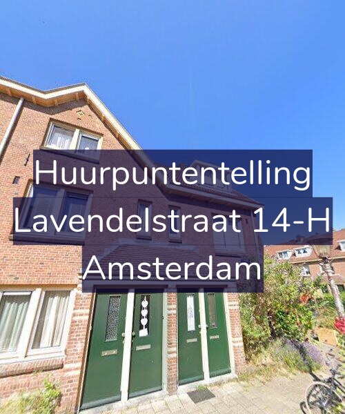 Foto gevel Huurpuntentelling voor Lavendelstraat 14-H, Amsterdam