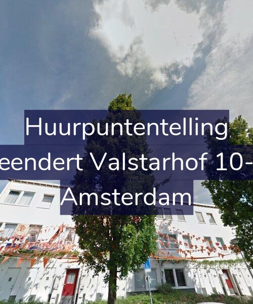 Foto gevel Huurpuntentelling voor Leendert Valstarhof 10-2, Amsterdam