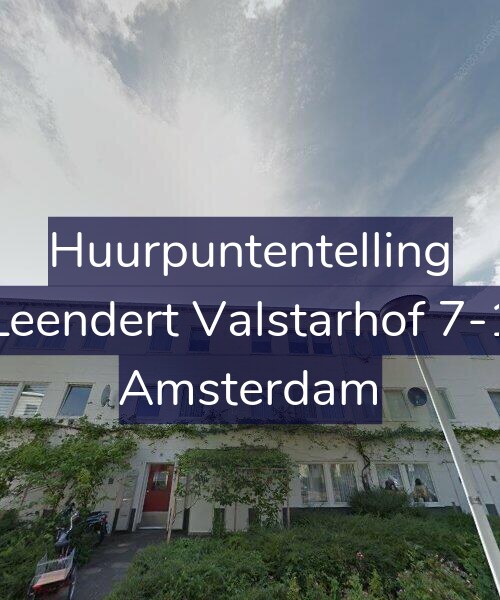 Foto gevel Huurpuntentelling voor Leendert Valstarhof 7-1, Amsterdam