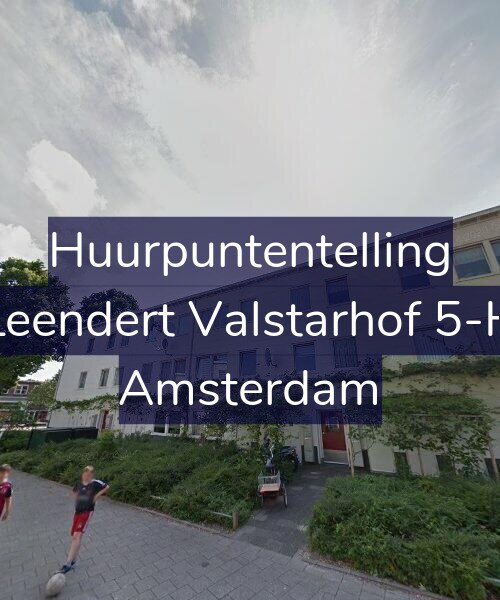 Foto gevel Huurpuntentelling voor Leendert Valstarhof 5-H, Amsterdam