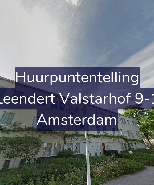 Foto gevel Huurpuntentelling voor Leendert Valstarhof 9-1, Amsterdam