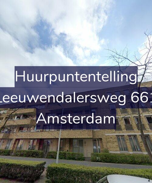 Foto gevel Huurpuntentelling voor Leeuwendalersweg 661, Amsterdam