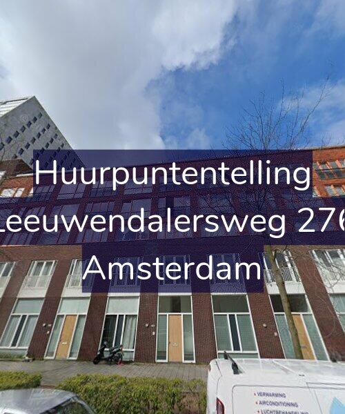 Foto gevel Huurpuntentelling voor Leeuwendalersweg 276, Amsterdam