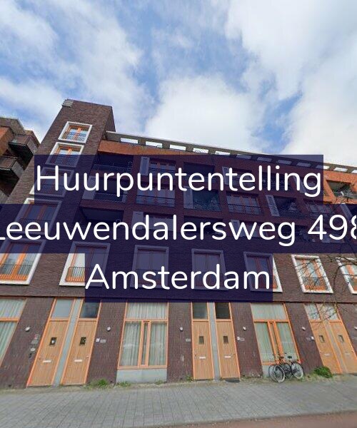Foto gevel Huurpuntentelling voor Leeuwendalersweg 498, Amsterdam