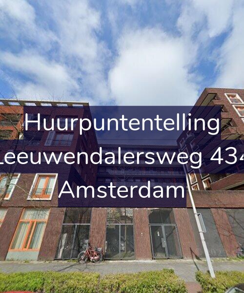 Foto gevel Huurpuntentelling voor Leeuwendalersweg 434, Amsterdam