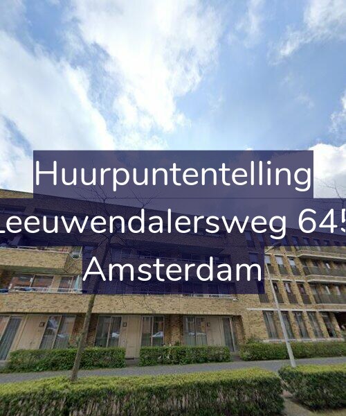 Foto gevel Huurpuntentelling voor Leeuwendalersweg 645, Amsterdam