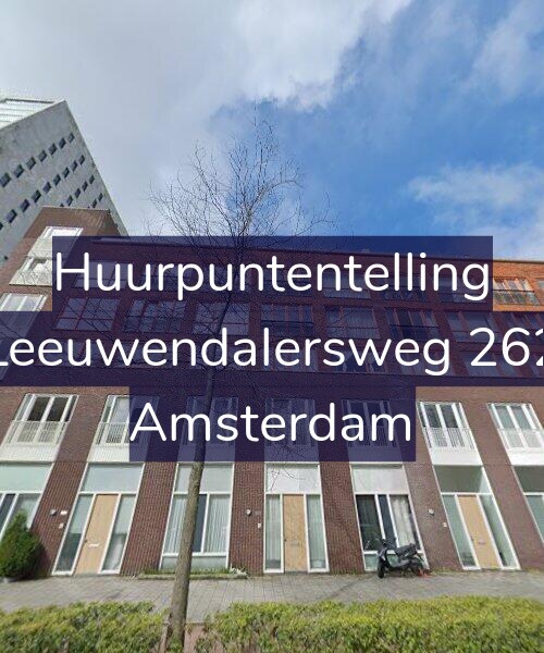 Foto gevel Huurpuntentelling voor Leeuwendalersweg 262, Amsterdam