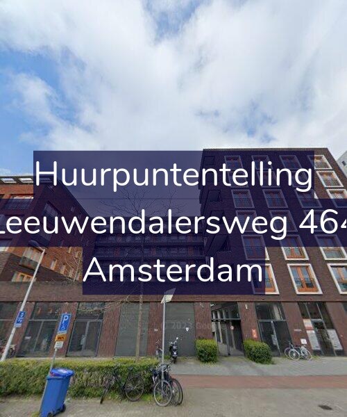 Foto gevel Huurpuntentelling voor Leeuwendalersweg 464, Amsterdam