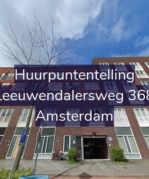 Foto gevel Huurpuntentelling voor Leeuwendalersweg 368, Amsterdam