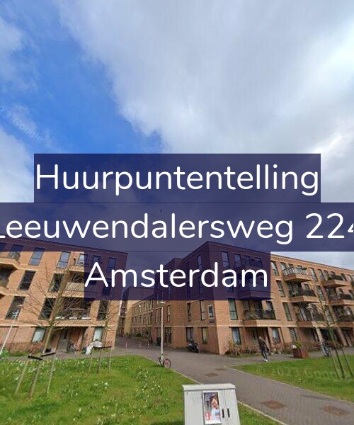 Foto gevel Huurpuntentelling voor Leeuwendalersweg 224, Amsterdam