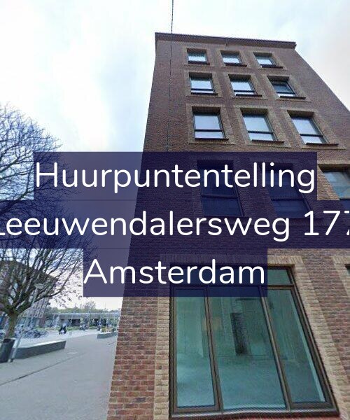 Foto gevel Huurpuntentelling voor Leeuwendalersweg 177, Amsterdam