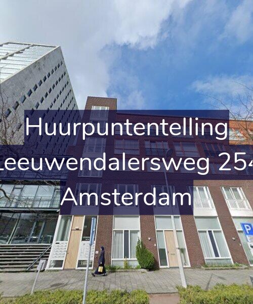 Foto gevel Huurpuntentelling voor Leeuwendalersweg 254, Amsterdam