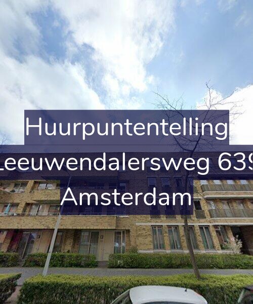 Foto gevel Huurpuntentelling voor Leeuwendalersweg 639, Amsterdam