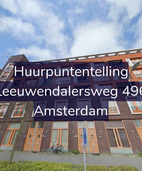 Foto gevel Huurpuntentelling voor Leeuwendalersweg 496, Amsterdam
