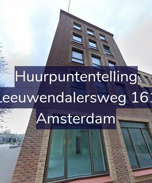 Foto gevel Huurpuntentelling voor Leeuwendalersweg 161, Amsterdam