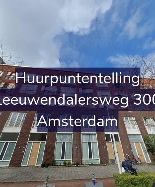 Foto gevel Huurpuntentelling voor Leeuwendalersweg 300, Amsterdam