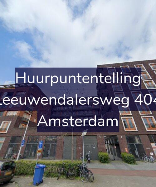 Foto gevel Huurpuntentelling voor Leeuwendalersweg 404, Amsterdam