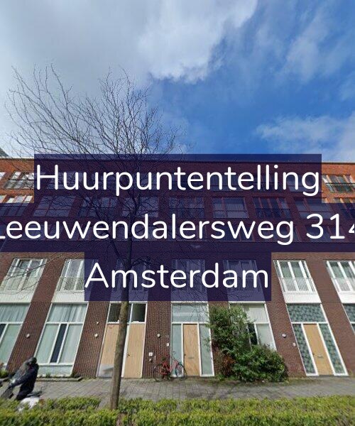 Foto gevel Huurpuntentelling voor Leeuwendalersweg 314, Amsterdam