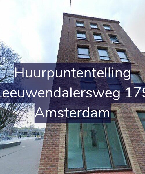 Foto gevel Huurpuntentelling voor Leeuwendalersweg 179, Amsterdam