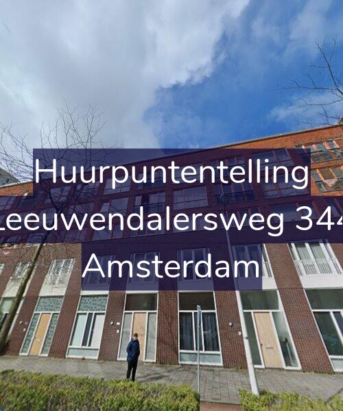 Foto gevel Huurpuntentelling voor Leeuwendalersweg 344, Amsterdam