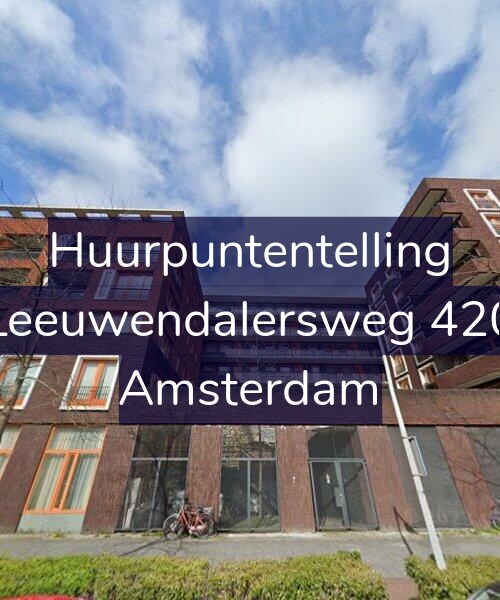 Foto gevel Huurpuntentelling voor Leeuwendalersweg 420, Amsterdam