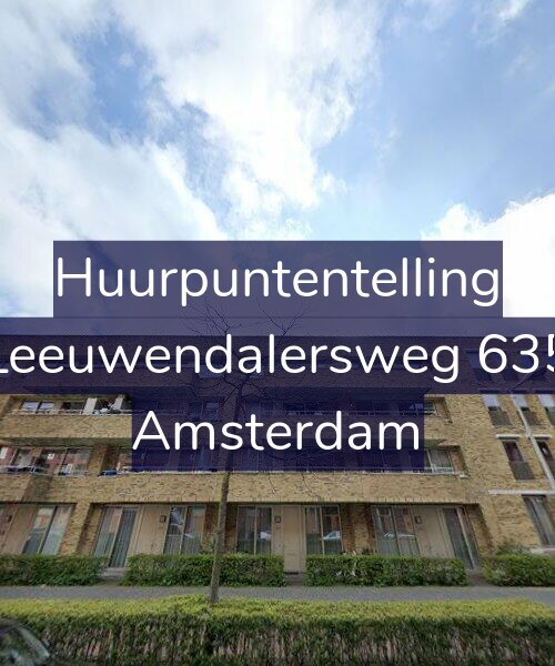 Foto gevel Huurpuntentelling voor Leeuwendalersweg 635, Amsterdam