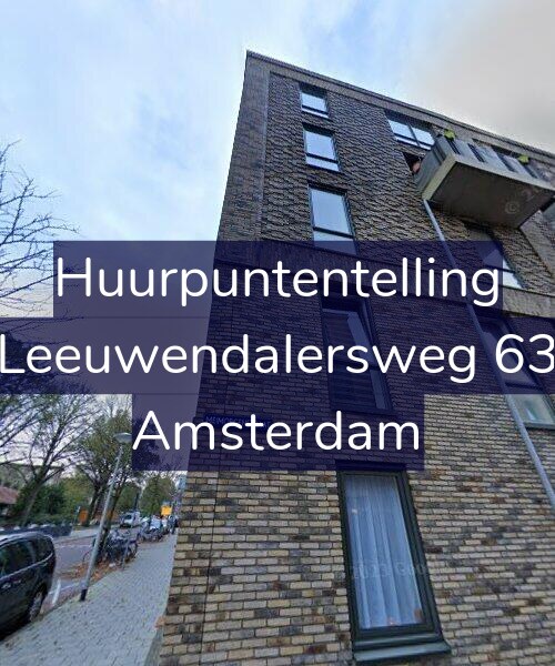 Foto gevel Huurpuntentelling voor Leeuwendalersweg 63, Amsterdam