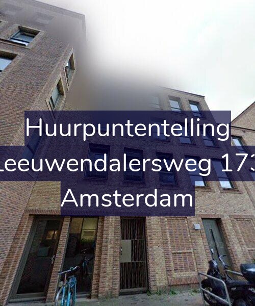 Foto gevel Huurpuntentelling voor Leeuwendalersweg 173, Amsterdam