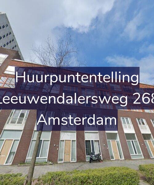 Foto gevel Huurpuntentelling voor Leeuwendalersweg 268, Amsterdam