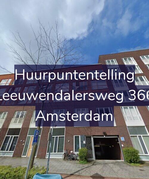 Foto gevel Huurpuntentelling voor Leeuwendalersweg 366, Amsterdam