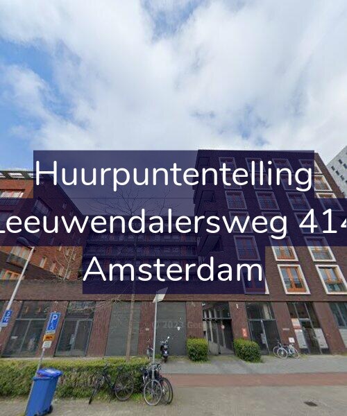 Foto gevel Huurpuntentelling voor Leeuwendalersweg 414, Amsterdam