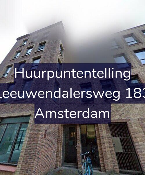 Foto gevel Huurpuntentelling voor Leeuwendalersweg 183, Amsterdam