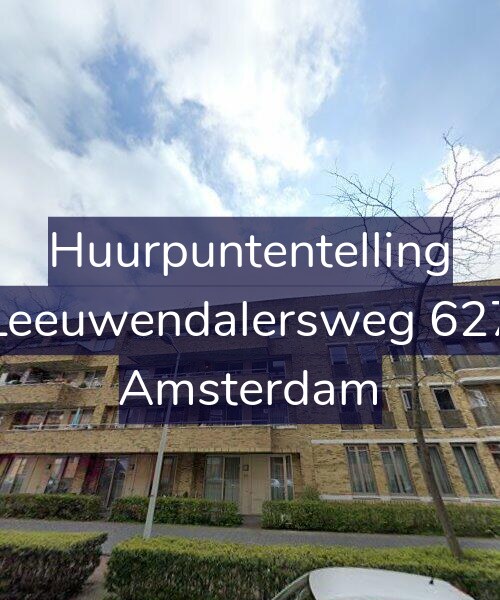 Foto gevel Huurpuntentelling voor Leeuwendalersweg 627, Amsterdam