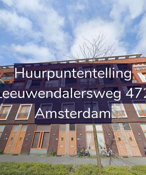 Foto gevel Huurpuntentelling voor Leeuwendalersweg 472, Amsterdam
