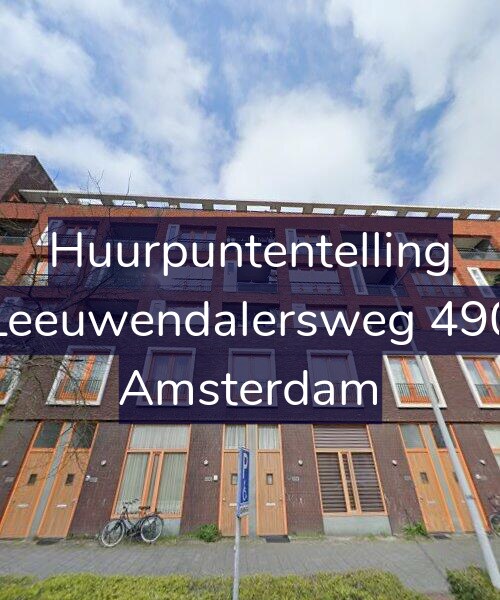 Foto gevel Huurpuntentelling voor Leeuwendalersweg 490, Amsterdam