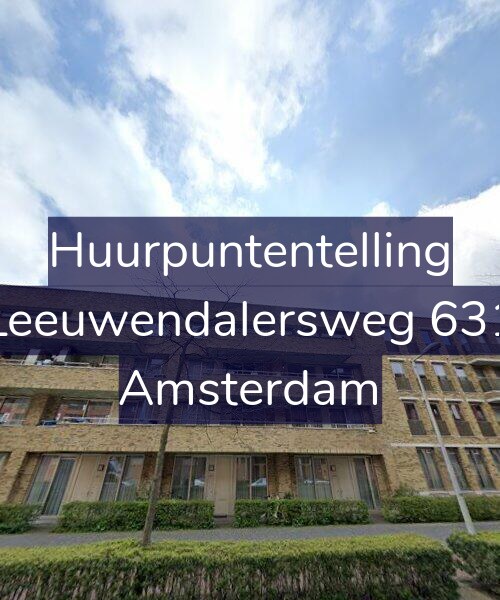 Foto gevel Huurpuntentelling voor Leeuwendalersweg 631, Amsterdam