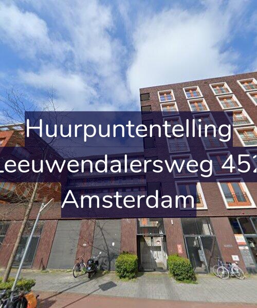Foto gevel Huurpuntentelling voor Leeuwendalersweg 452, Amsterdam