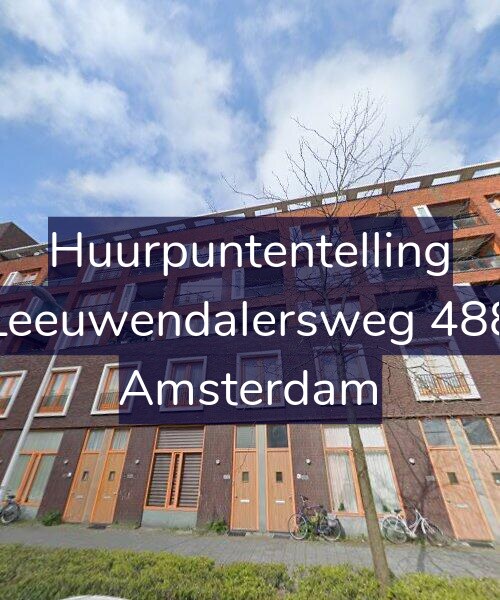 Foto gevel Huurpuntentelling voor Leeuwendalersweg 488, Amsterdam