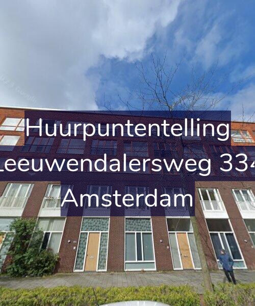 Foto gevel Huurpuntentelling voor Leeuwendalersweg 334, Amsterdam