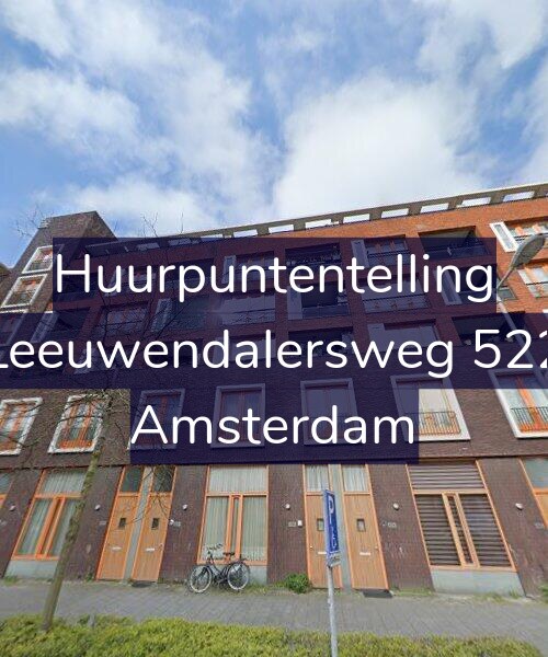 Foto gevel Huurpuntentelling voor Leeuwendalersweg 522, Amsterdam