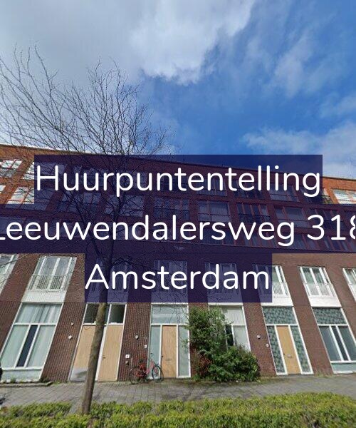 Foto gevel Huurpuntentelling voor Leeuwendalersweg 318, Amsterdam