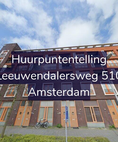 Foto gevel Huurpuntentelling voor Leeuwendalersweg 510, Amsterdam