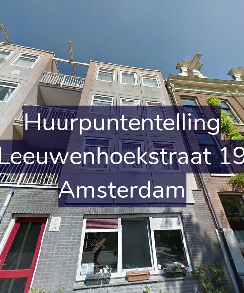 Foto gevel Huurpuntentelling voor Leeuwenhoekstraat 19, Amsterdam