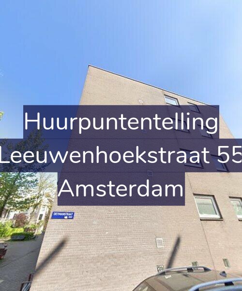 Foto gevel Huurpuntentelling voor Leeuwenhoekstraat 55, Amsterdam