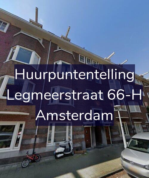 Foto gevel Huurpuntentelling voor Legmeerstraat 66-H, Amsterdam
