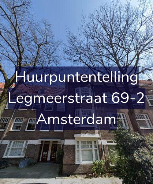 Foto gevel Huurpuntentelling voor Legmeerstraat 69-2, Amsterdam