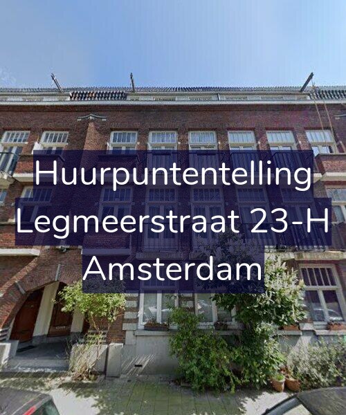 Foto gevel Huurpuntentelling voor Legmeerstraat 23-H, Amsterdam